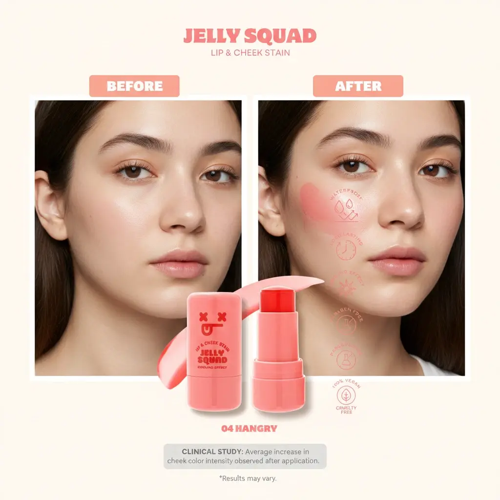 Jelly Squad Lip & Cheek Stain Hangry thumbnail 4