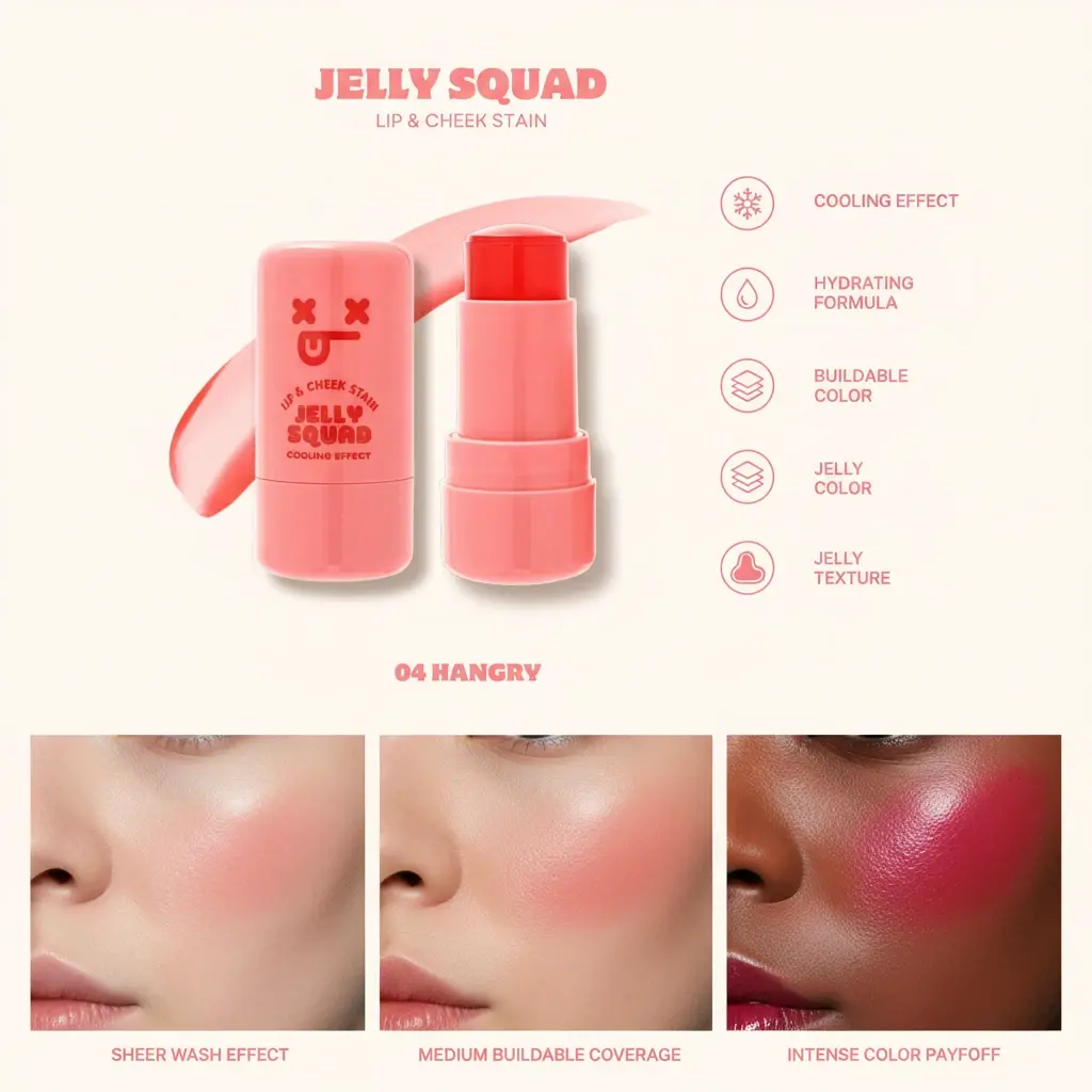 Jelly Squad Lip & Cheek Stain Hangry thumbnail 8